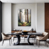 Foggy Spruce Forest Dining Room Demo