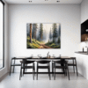 Foggy Spruce Forest Dining Room Demo