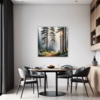 Foggy Spruce Forest Dining Room Demo