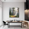 Foggy Spruce Forest Dining Room Demo