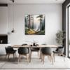 Foggy Spruce Forest Dining Room Demo