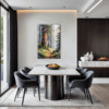 Foggy Spruce Forest Dining Room Demo