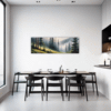 Foggy Spruce Forest Dining Room Demo
