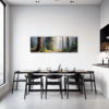 Foggy Spruce Forest Dining Room Demo