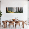 Foggy Spruce Forest Dining Room Demo