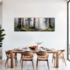 Foggy Spruce Forest Dining Room Demo