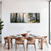 Foggy Spruce Forest Dining Room Demo