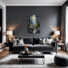 Forest in Full Moon Living Room Demo