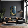 Forest in Full Moon Living Room Demo