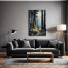 Forest in Full Moon Living Room Demo