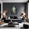 Forest in Full Moon Living Room Demo
