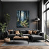 Forest in Full Moon Living Room Demo