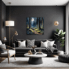 Forest in Full Moon Living Room Demo