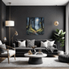 Forest in Full Moon Living Room Demo