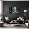 Forest in Full Moon Living Room Demo