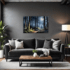 Forest in Full Moon Living Room Demo