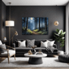 Forest in Full Moon Living Room Demo