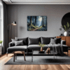 Forest in Full Moon Living Room Demo