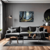 Forest in Full Moon Living Room Demo