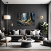 Forest in Full Moon Living Room Demo