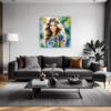 Free Spirit Hippie Girl Living Room Demo