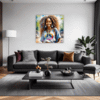 Free Spirit Hippie Girl Living Room Demo