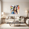 Free Spirit Hippie Girl Living Room Demo