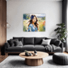 Free Spirit Hippie Girl Living Room Demo