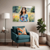 Free Spirit Hippie Girl Living Room Demo