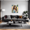 Free Spirit Hippie Girl Living Room Demo