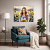 Free Spirit Hippie Girl Living Room Demo