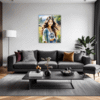 Free Spirit Hippie Girl Living Room Demo