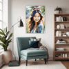 Free Spirit Hippie Girl Living Room Demo