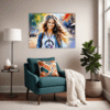 Free Spirit Hippie Girl Living Room Demo