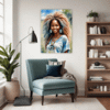 Free Spirit Hippie Girl Living Room Demo
