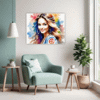 Free Spirit Hippie Girl Living Room Demo