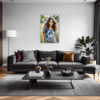 Free Spirit Hippie Girl Living Room Demo