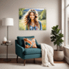 Free Spirit Hippie Girl Living Room Demo