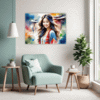 Free Spirit Hippie Girl Living Room Demo