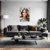 Free Spirit Hippie Girl Living Room Demo