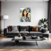 Free Spirit Hippie Girl Living Room Demo