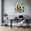Free Spirit Hippie Girl Office Demo