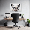 French Bulldog Abstract Office Demo