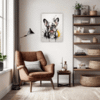 French Bulldog Abstract Office Demo