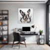 French Bulldog Abstract Office Demo