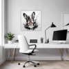 French Bulldog Abstract Office Demo