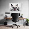 French Bulldog Abstract Office Demo