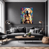 Friendly Labrador Retriever Living Room Demo