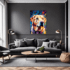 Friendly Labrador Retriever Living Room Demo