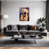 Friendly Labrador Retriever Living Room Demo